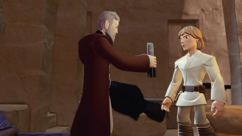 Illustration for article titled Disney Infinity's Version Of The Original Star Wars Trilogy Is Way Different